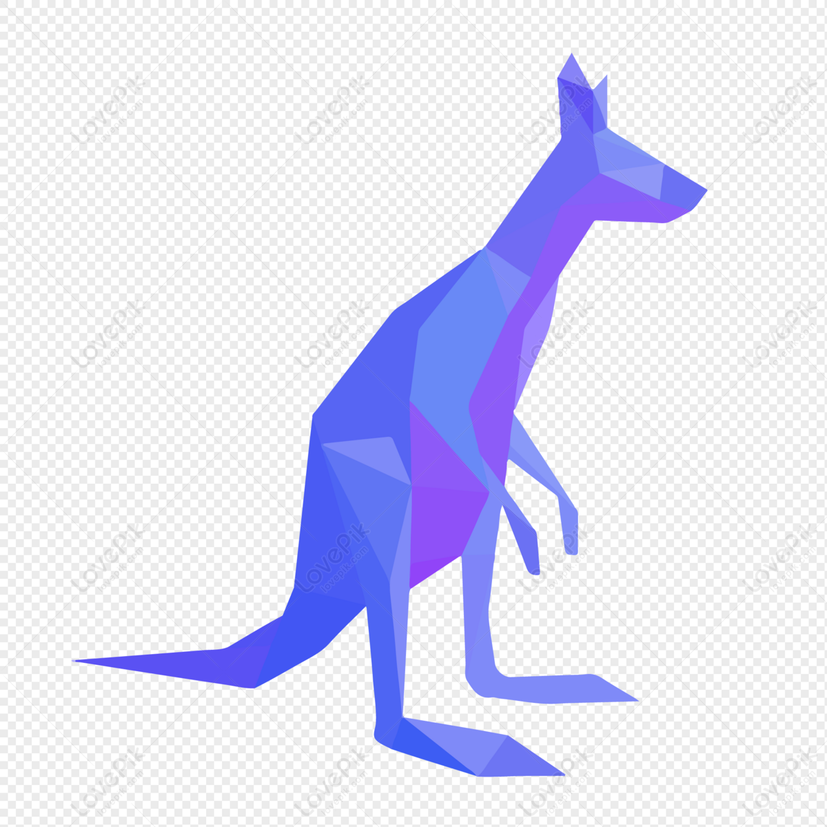 Crystal Kangaroo Side Cartoon PNG White Transparent And Clipart Image For  Free Download - Lovepik | 401290612