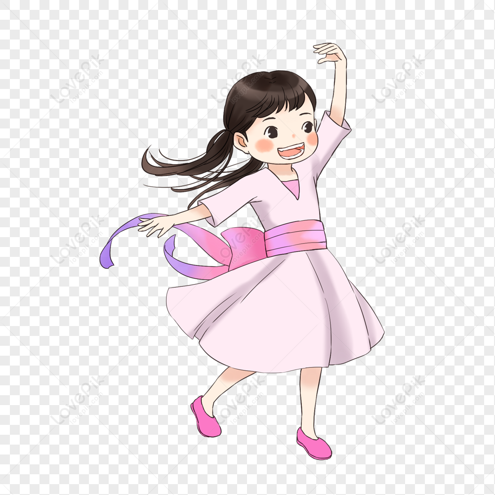 Dancing Girl Free PNG And Clipart Image For Free Download - Lovepik ...