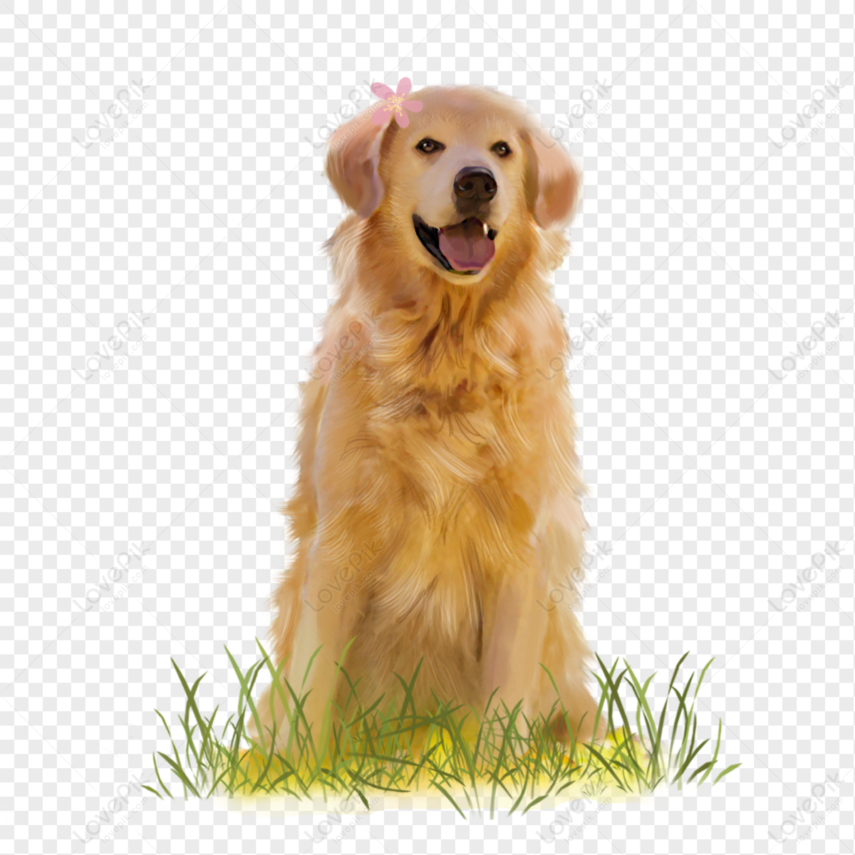 Hình ảnh Golden Retriever Dog Pet Dễ Thương Dễ Thương Vẽ Tay Yếu ...
