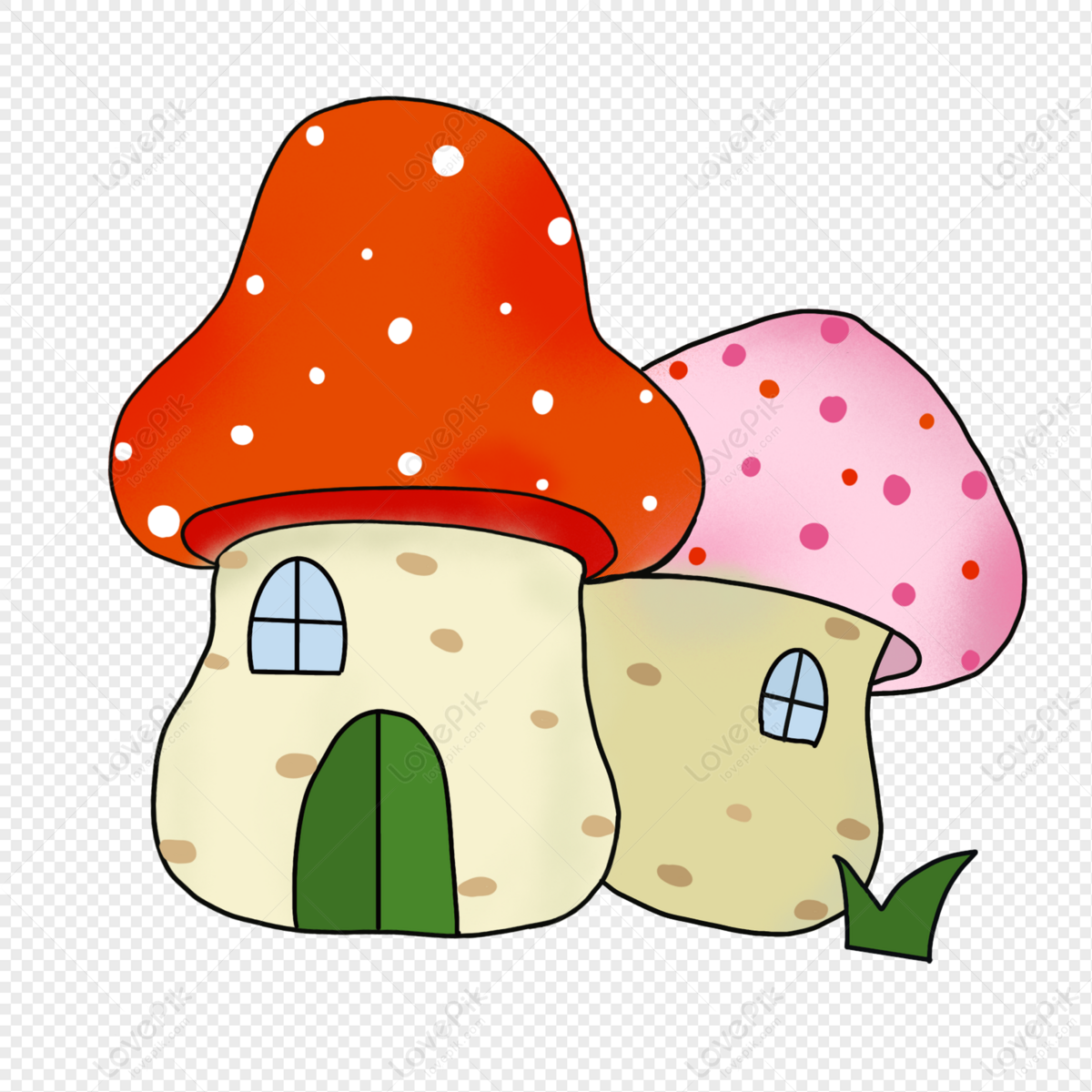 Desenho de Casa cogumelo pintado e colorido por Usuário não registrado o  dia 05 de Agosto do 2011