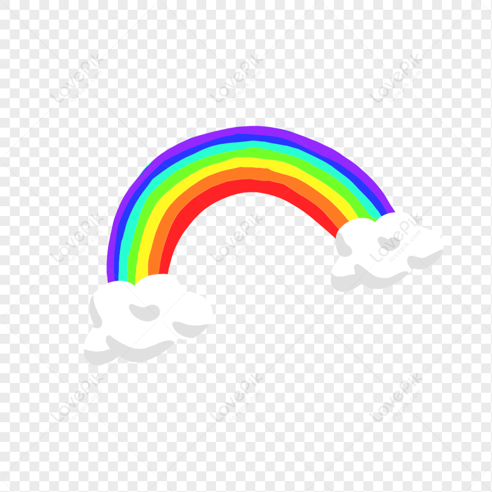 Rainbow Little Clouds PNG Transparent And Clipart Image For Free Download -  Lovepik | 401283606