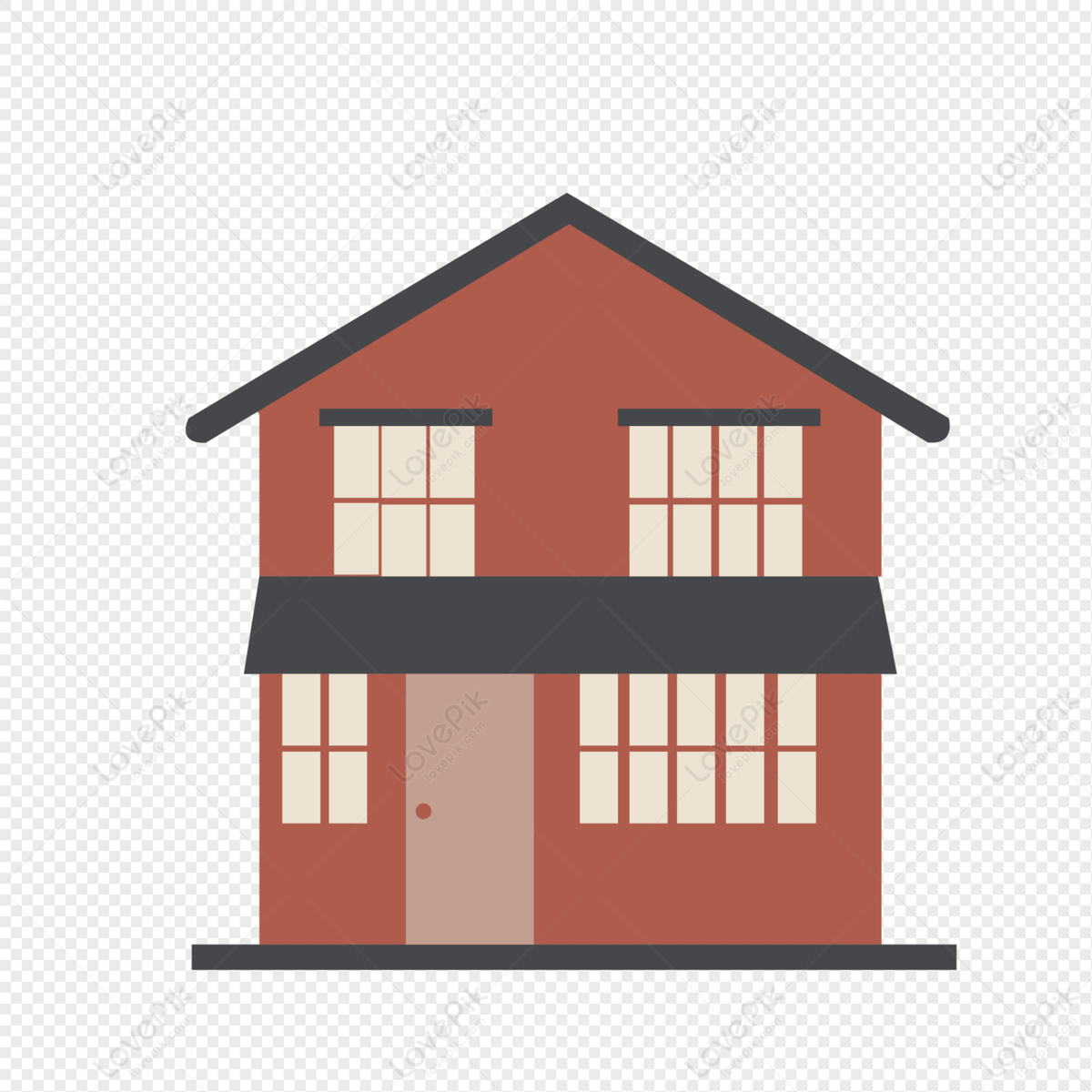 Red House PNG Transparent Background And Clipart Image For Free ...