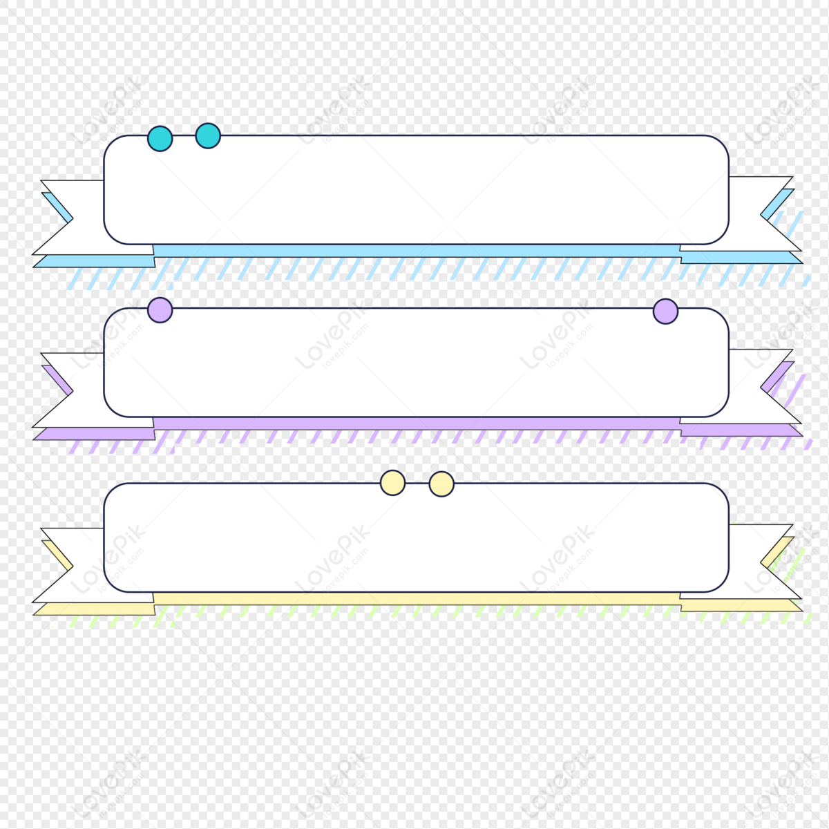 Refreshing Geometric Border, Banner Vector, Colorful Vector, Banner ...