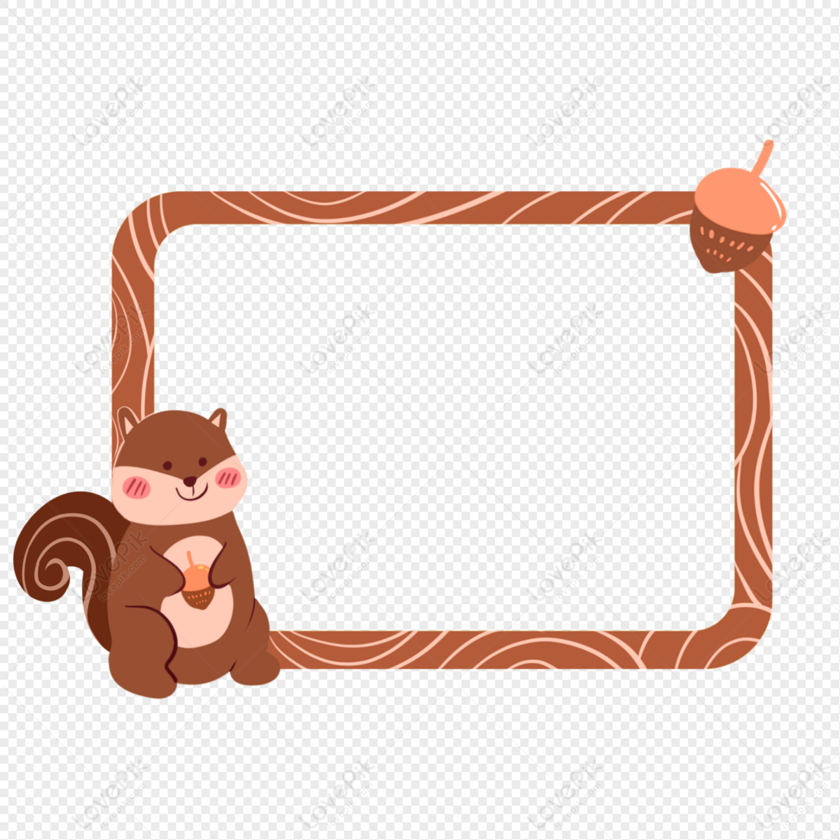 squirrel clipart borders