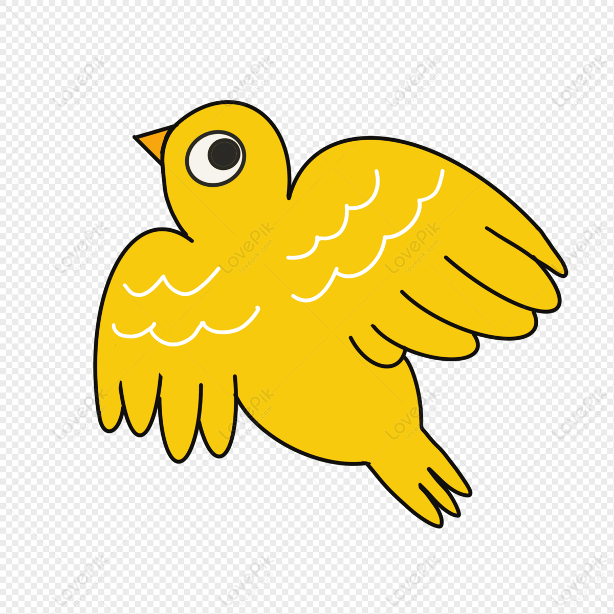 yellow birds clipart