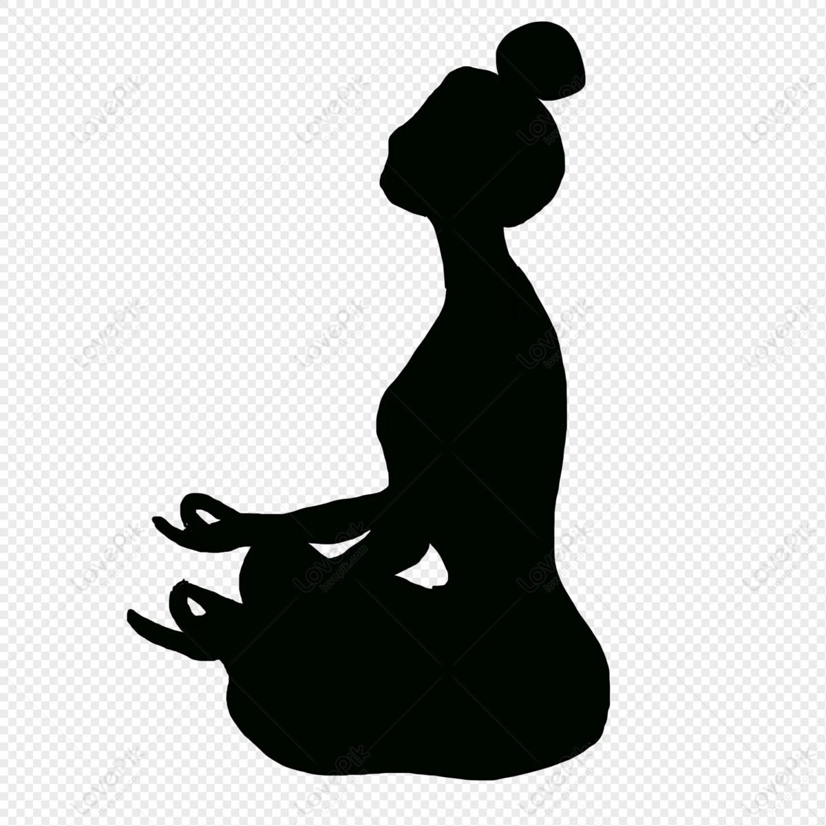 Yoga Kneeling Pose Vector PNG Images | EPS Free Download - Pikbest