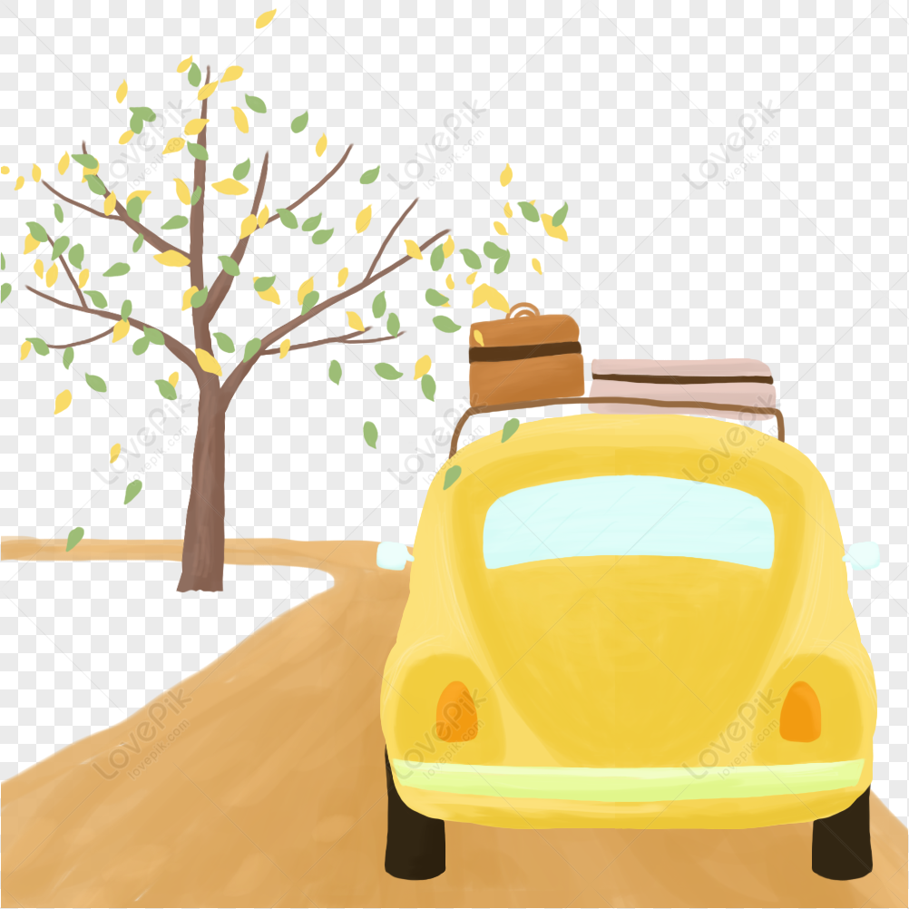 Car trip, car light, car illustrations, car road png image