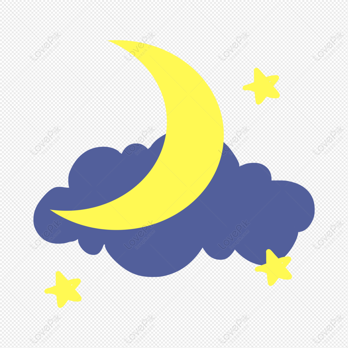 Dark Night Moon And Stars PNG Transparent Background And Clipart Image For  Free Download - Lovepik | 401317740