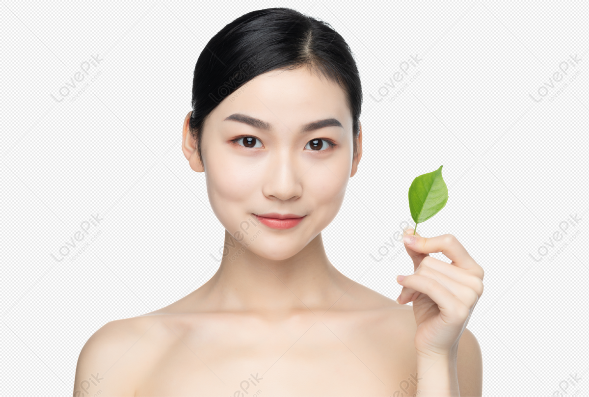 Green Natural Female Skin Care PNG Picture And Clipart Image For Free ...