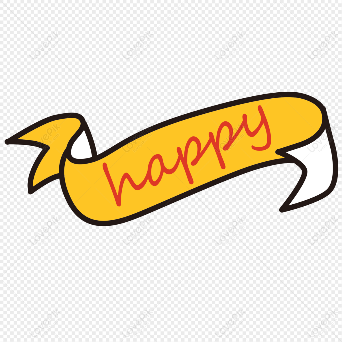Yellow Streamers PNG, Vector, PSD, and Clipart With Transparent Background  for Free Download