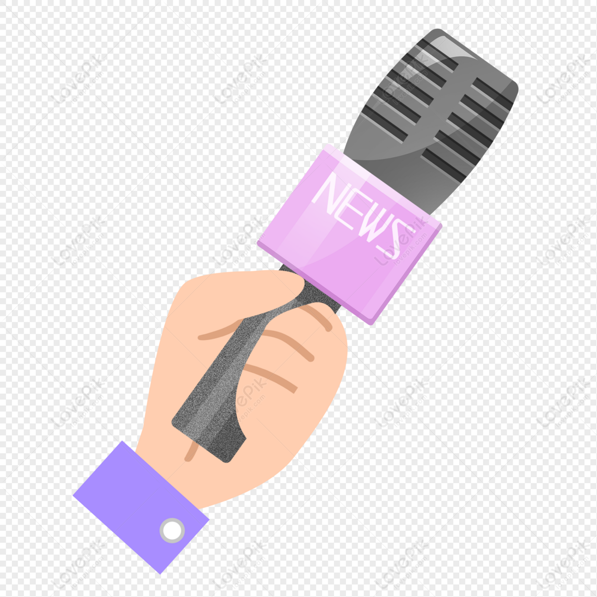 Hbo Latino Rectangle Mic Flag - Mic Flag News Microphone, HD Png Download ,  Transparent Png Image - PNGitem