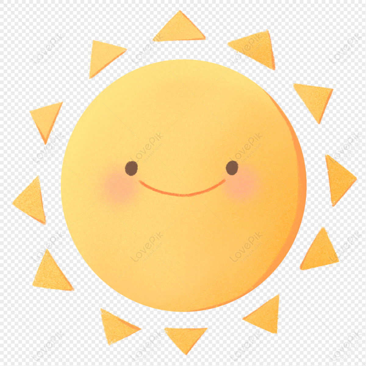 Summer Sun, Smiling Sun, Illustration Sun, Light Sun PNG Hd Transparent ...