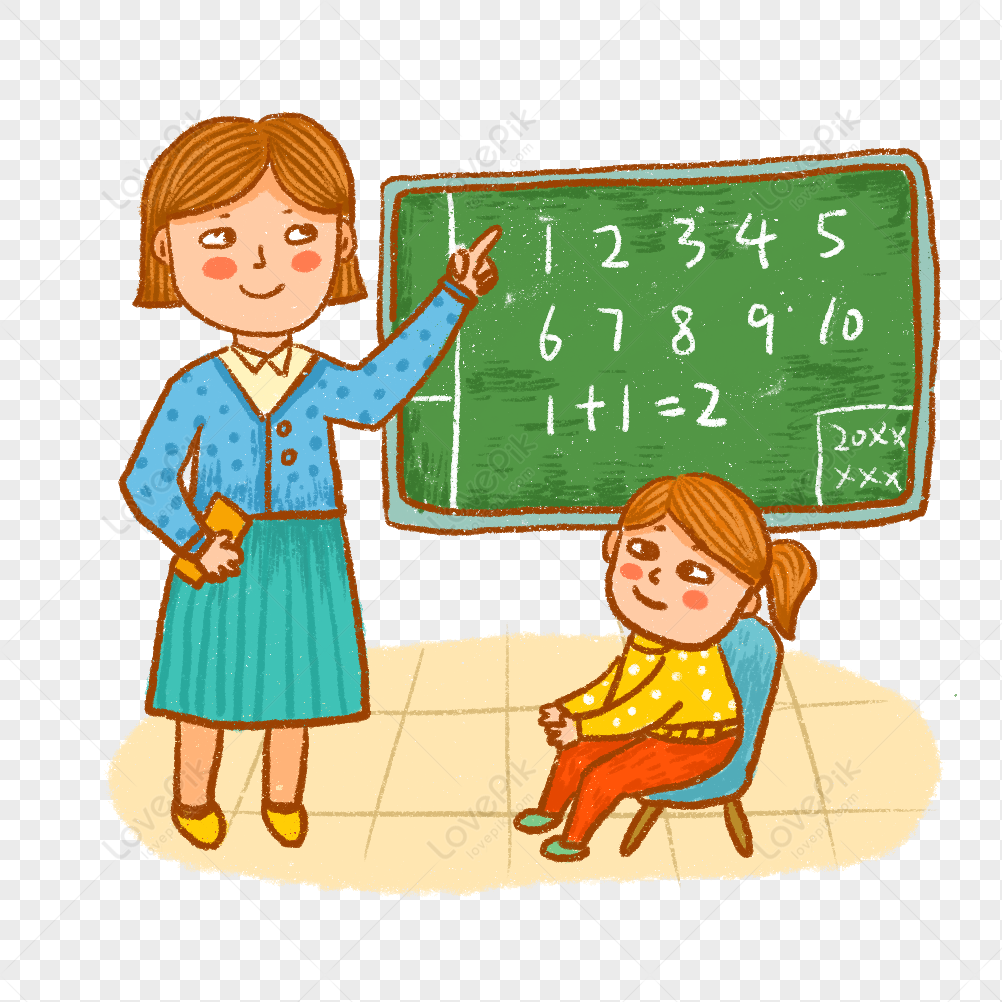 Teacher And Student PNG Transparent Background And Clipart Image For ...