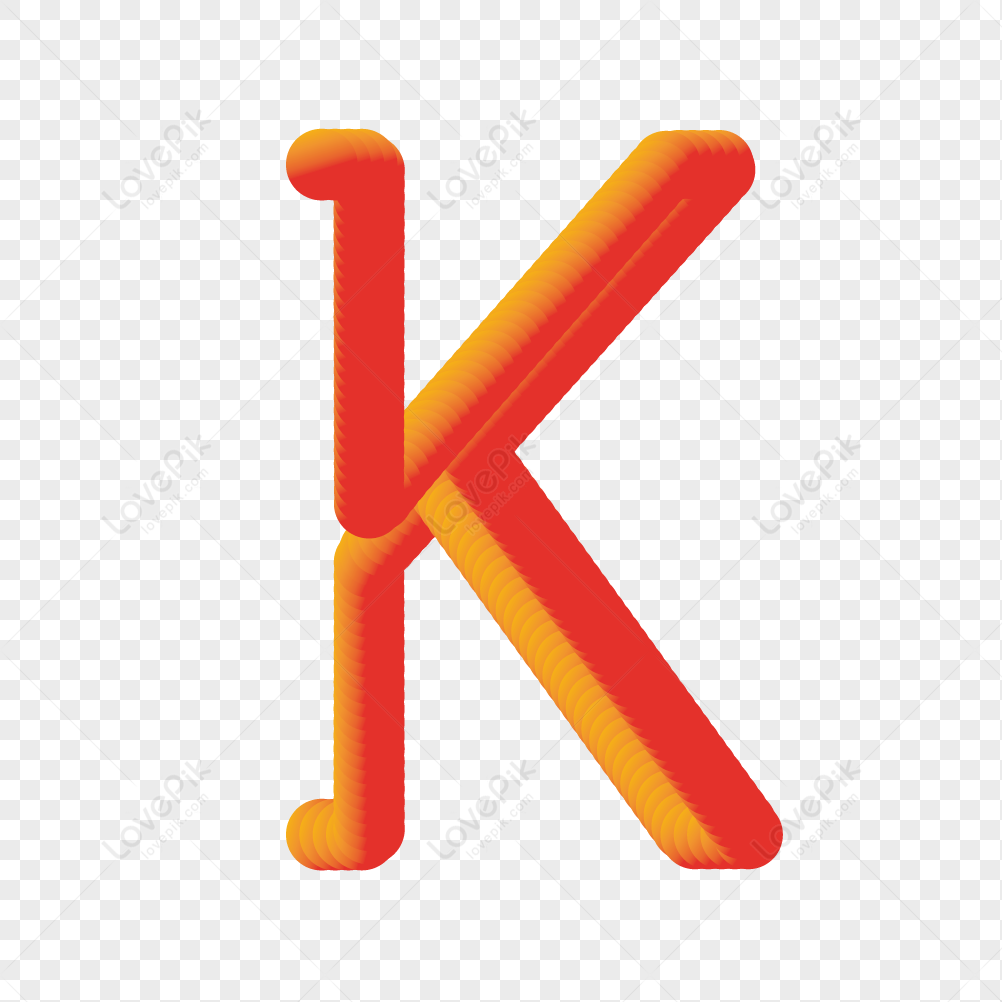 3d Style Letter K PNG Picture And Clipart Image For Free Download ...