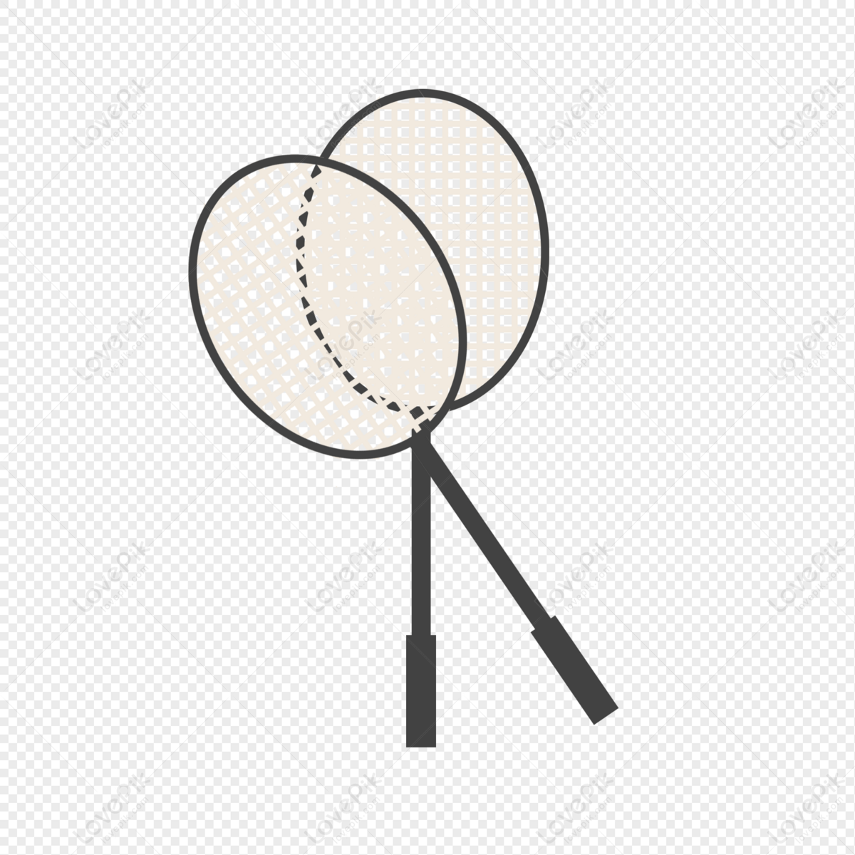 How to Draw a Badminton Racket and Shuttlecock - YouTube