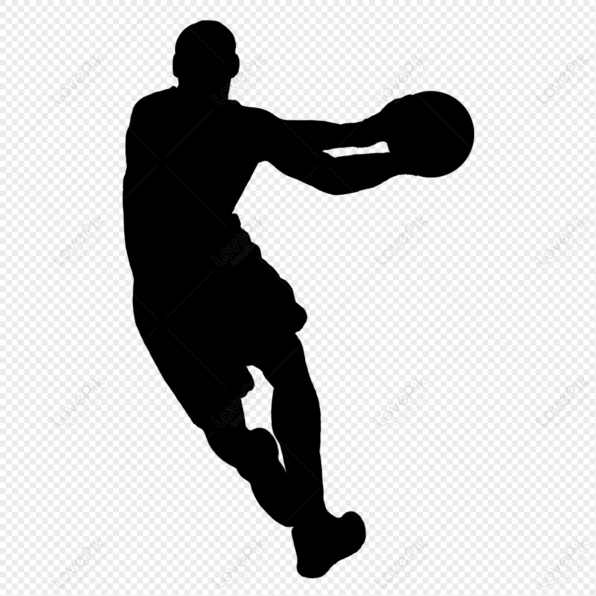 Basketball pass silhouette, ball silhouette, basketball silhouette, basketball player png image