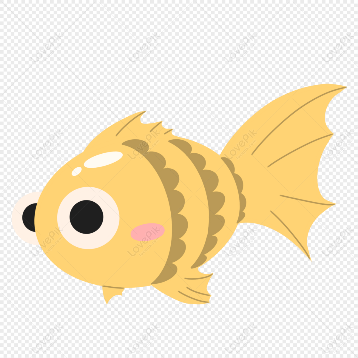 Cartoon Goldfish PNG Images With Transparent Background | Free Download On  Lovepik