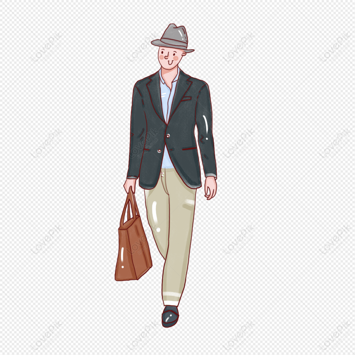 ilustração de terno de homens em estilo minimalista 18867130 PNG