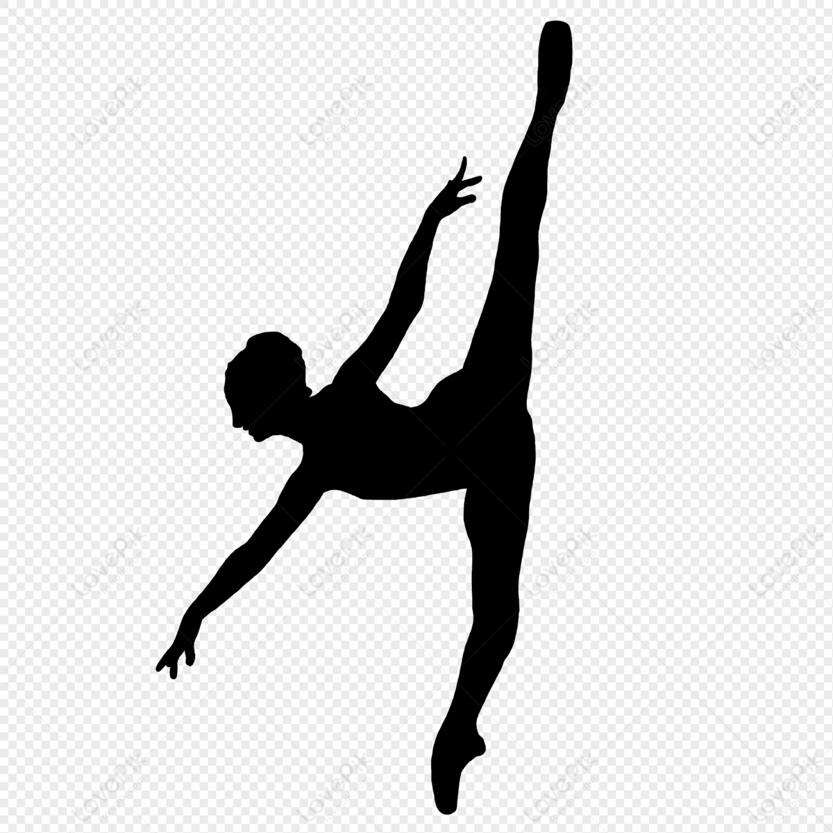 jazz dancer silhouette png
