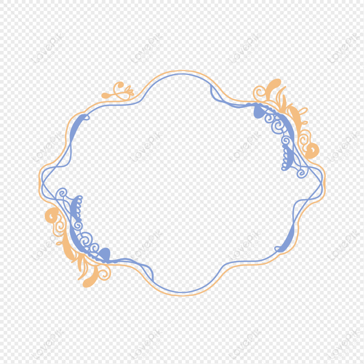 European Border PNG White Transparent And Clipart Image For Free ...