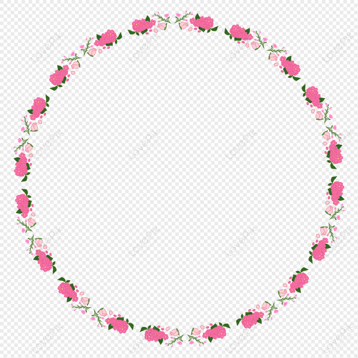 Flower Border Cartoon Hand Drawn PNG Hd Transparent Image And Clipart ...