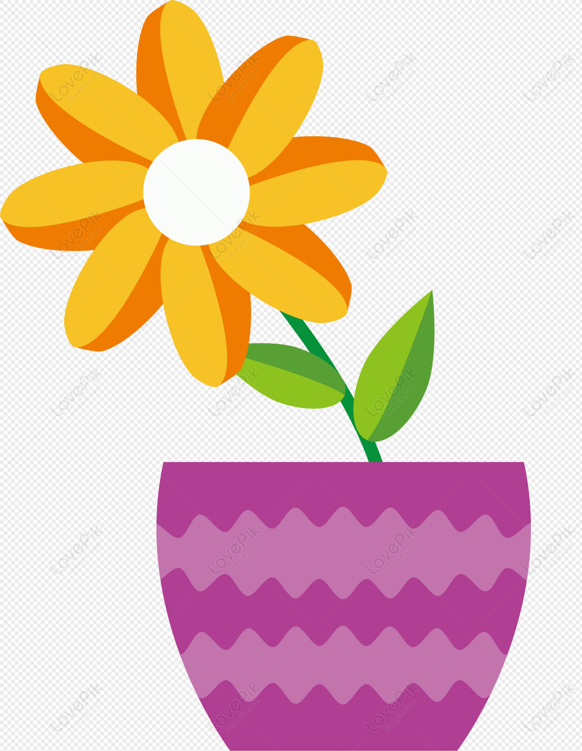 clipart flower pot