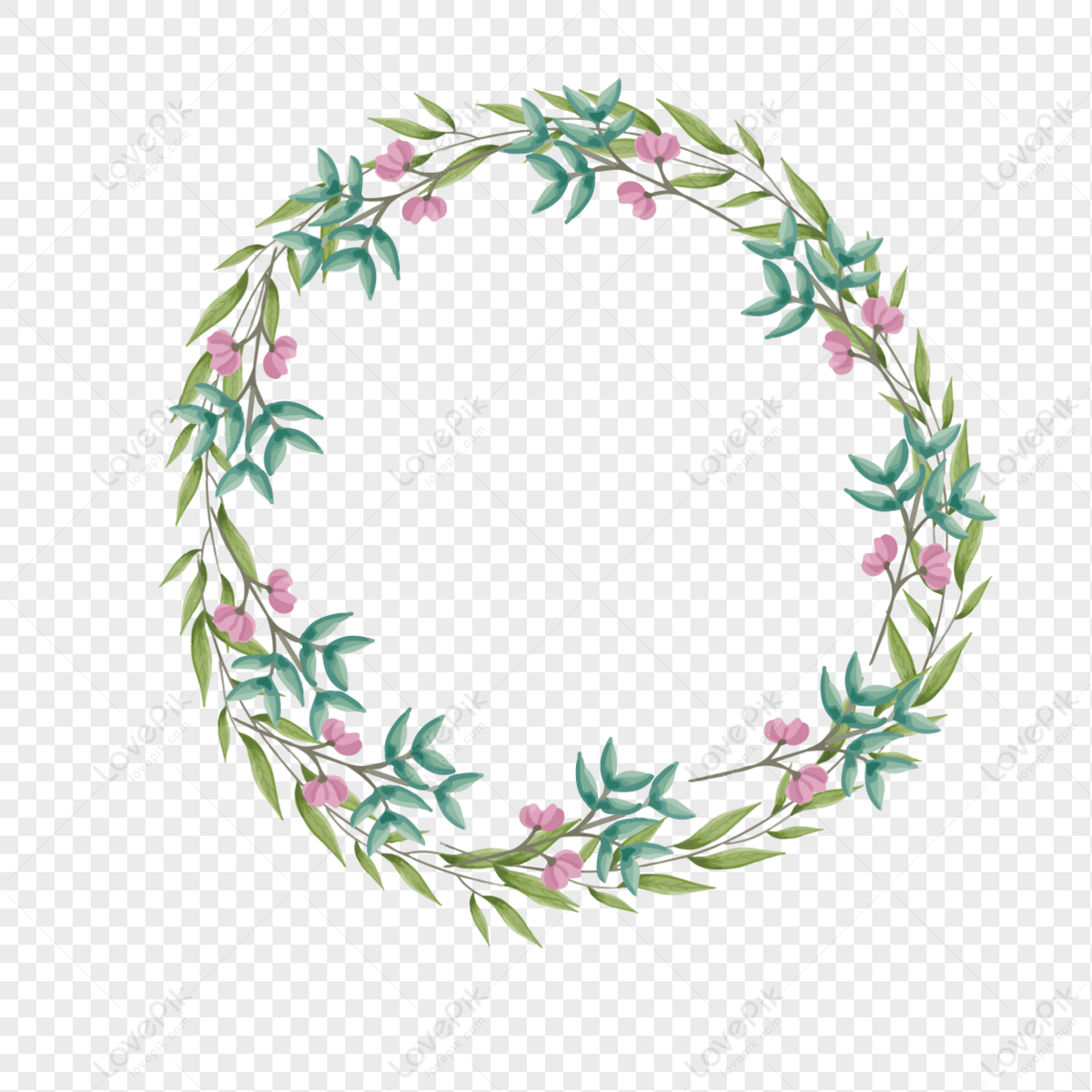 Garland Icon Free Vector Illustration Material PNG Transparent And ...
