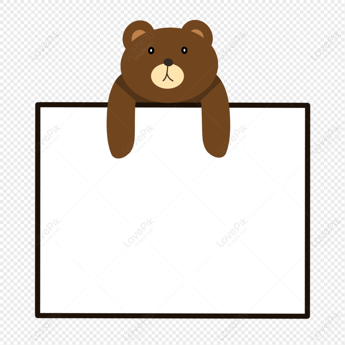 Bear Border PNG Images With Transparent Background | Free Download On