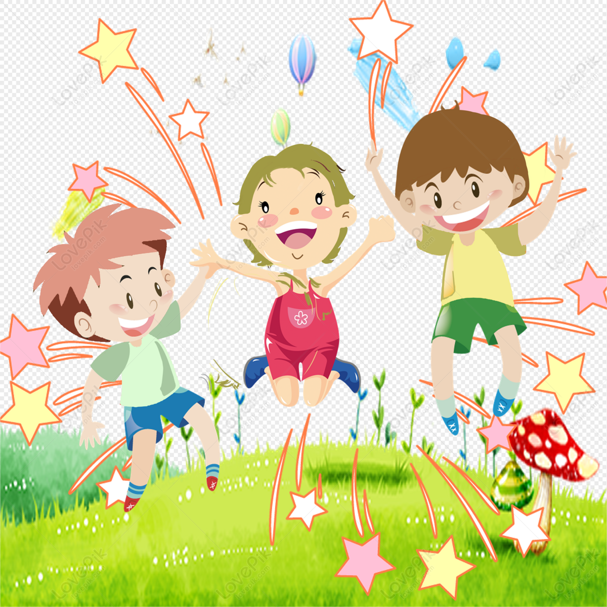 Jumping Children PNG Picture And Clipart Image For Free Download - Lovepik  | 401330055