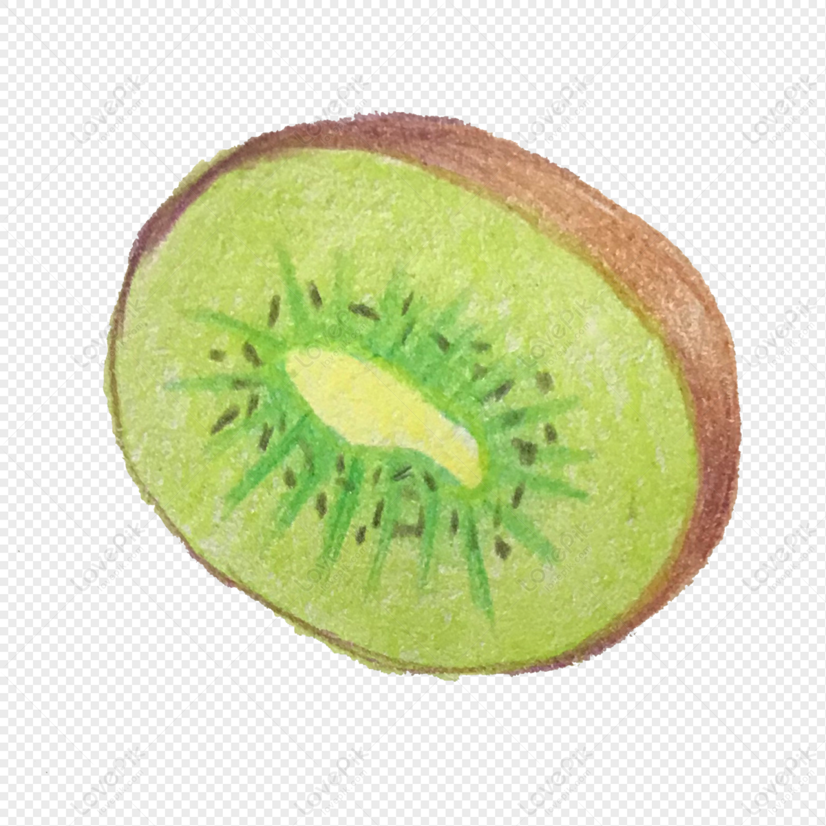 Whole and cut in half kiwi fruit vector illustration doodle cartoon drawing.  Cute green kiwi fruit with skin and seeds inside. Stock Vector | Adobe Stock