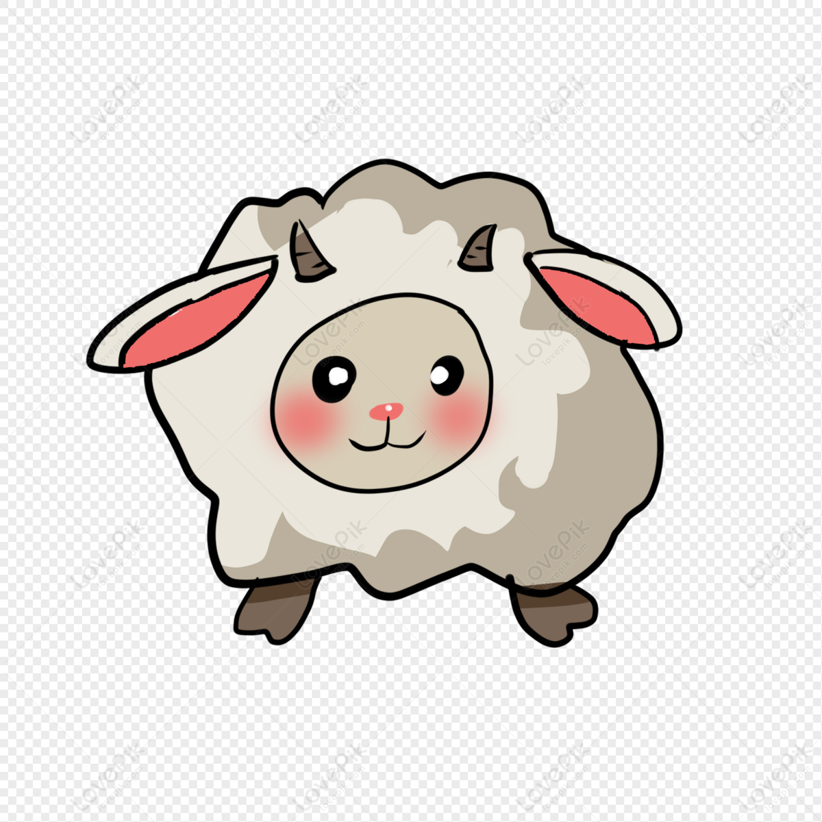 Little Sheep PNG Hd Transparent Image And Clipart Image For Free Download -  Lovepik | 401341794