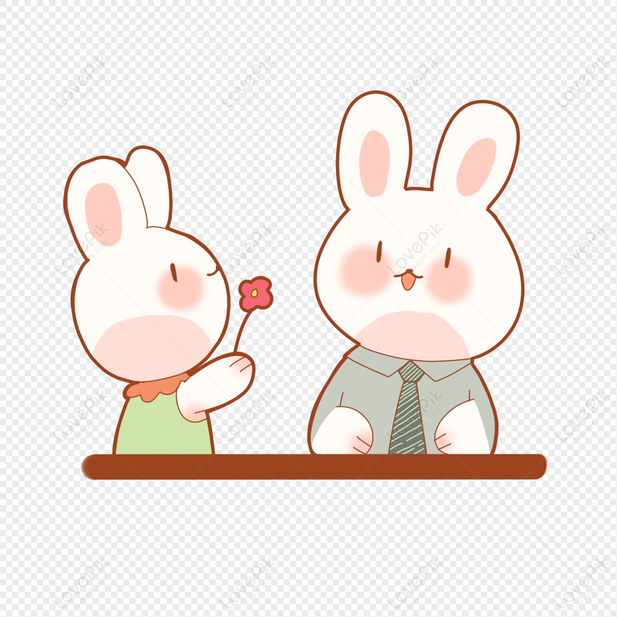 Rabbit Cartoon PNG Images With Transparent Background | Free Download On  Lovepik