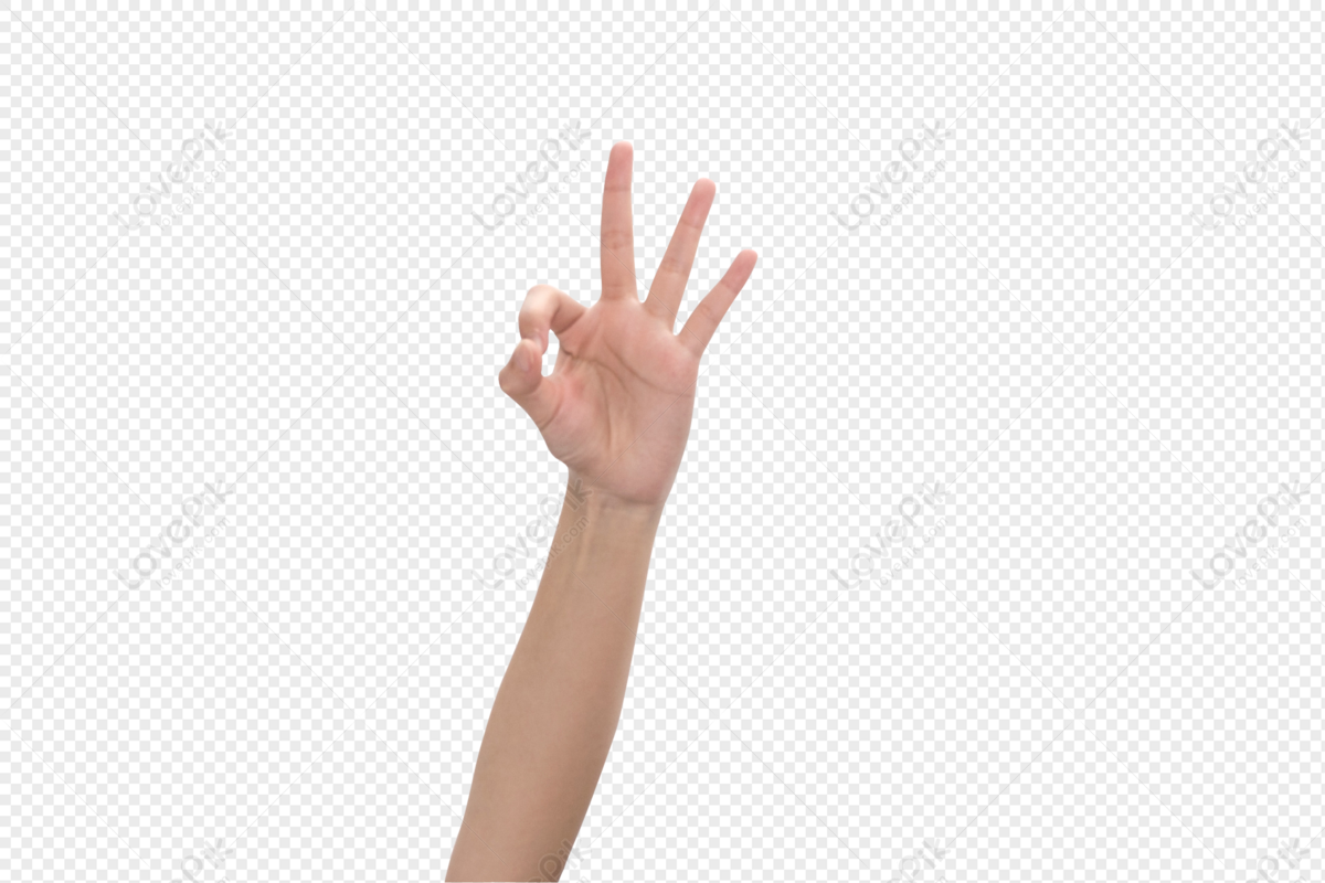 pointing finger up transparent background