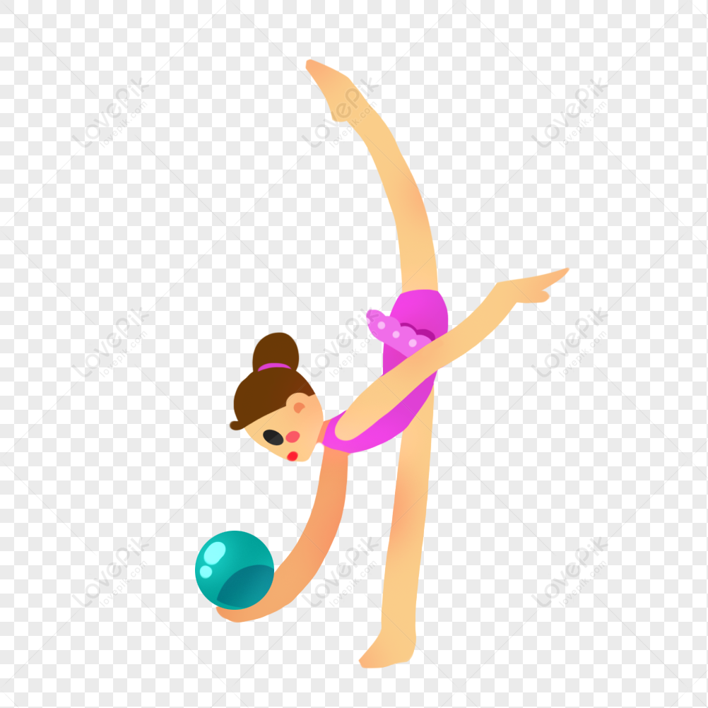 Gymnast, gymnastics, hoop, olympic, rythmic, sport icon - Download