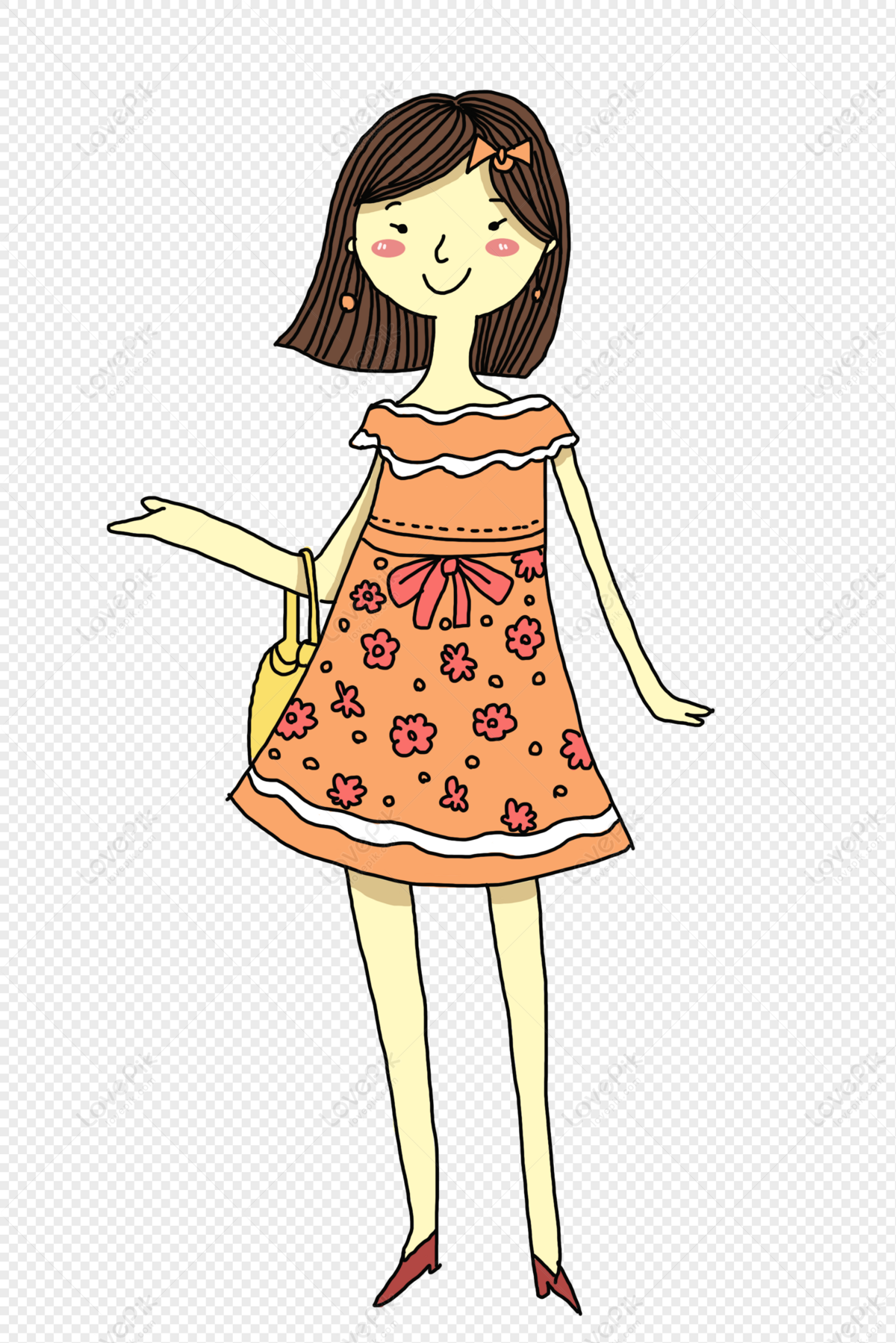 Short Hair Girl PNG Transparent And Clipart Image For Free Download ...