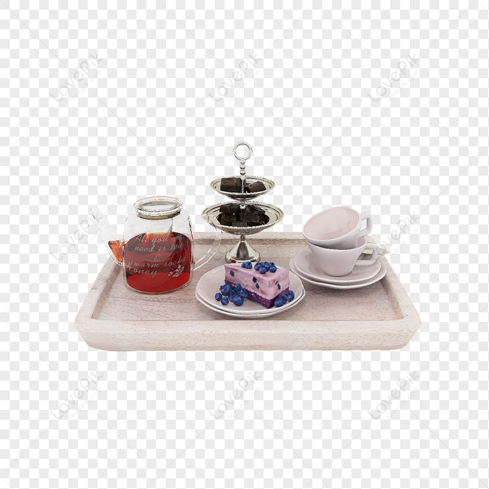 Traditional Tea Set Tray Modern Transparent Pot Clear Small Cup Stock Photo  by ©lynn.ku56@gmail.com 649081762