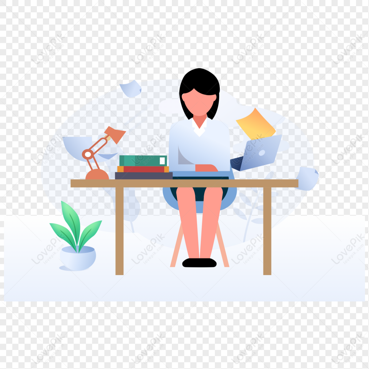Work finishing file icon free vector illustration material, vector file, material, desk png image