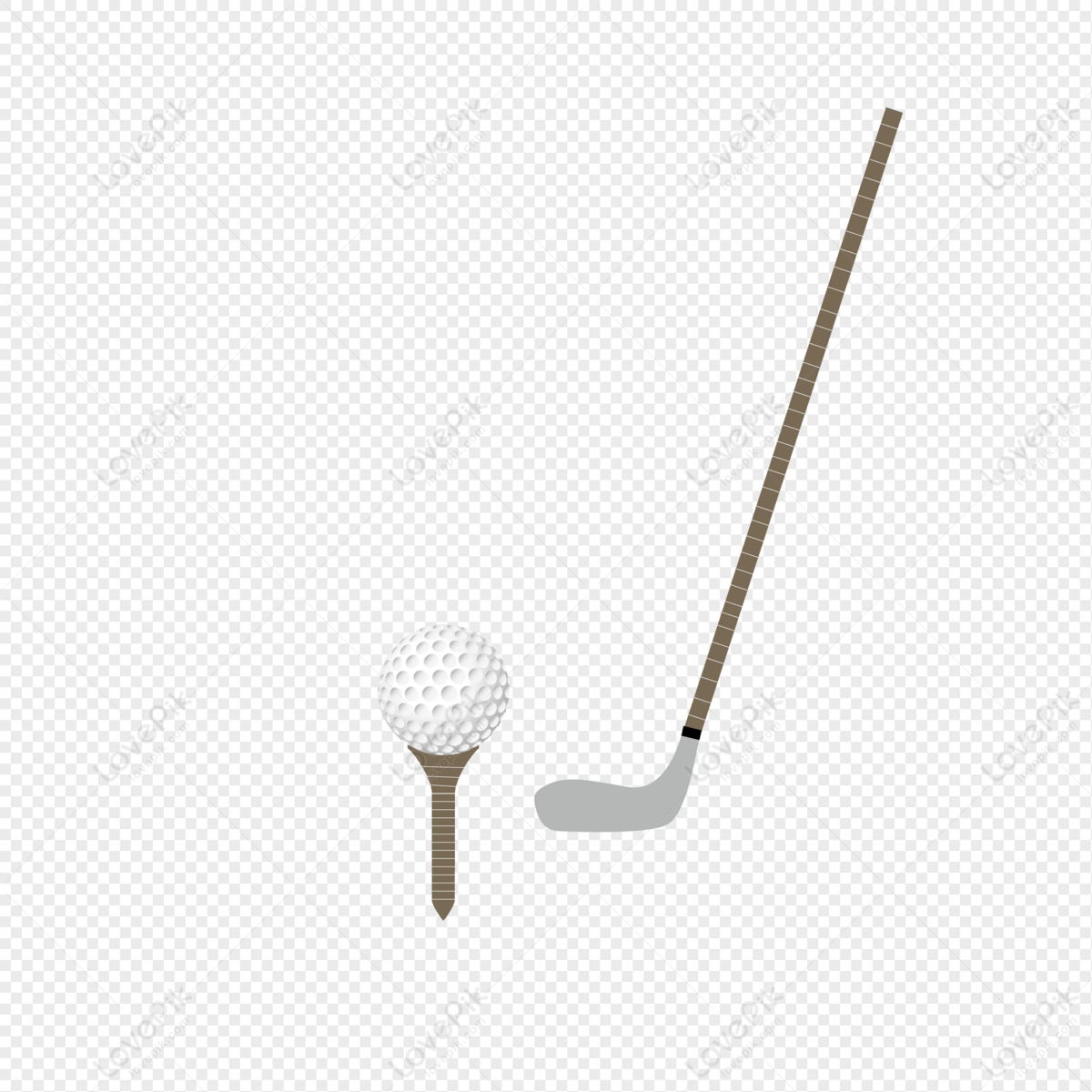 Ai Vector Cartoon Golf Sport Equipment Elements PNG Transparent And Clipart  Image For Free Download - Lovepik | 401366206