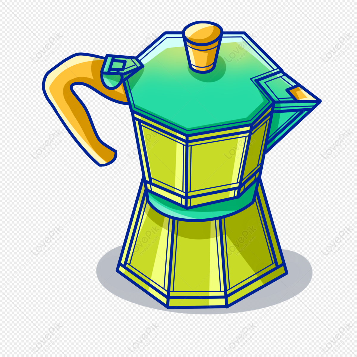 Cartoon Green Coffee Machine Illustration PNG Image Free Download And  Clipart Image For Free Download - Lovepik | 401354961