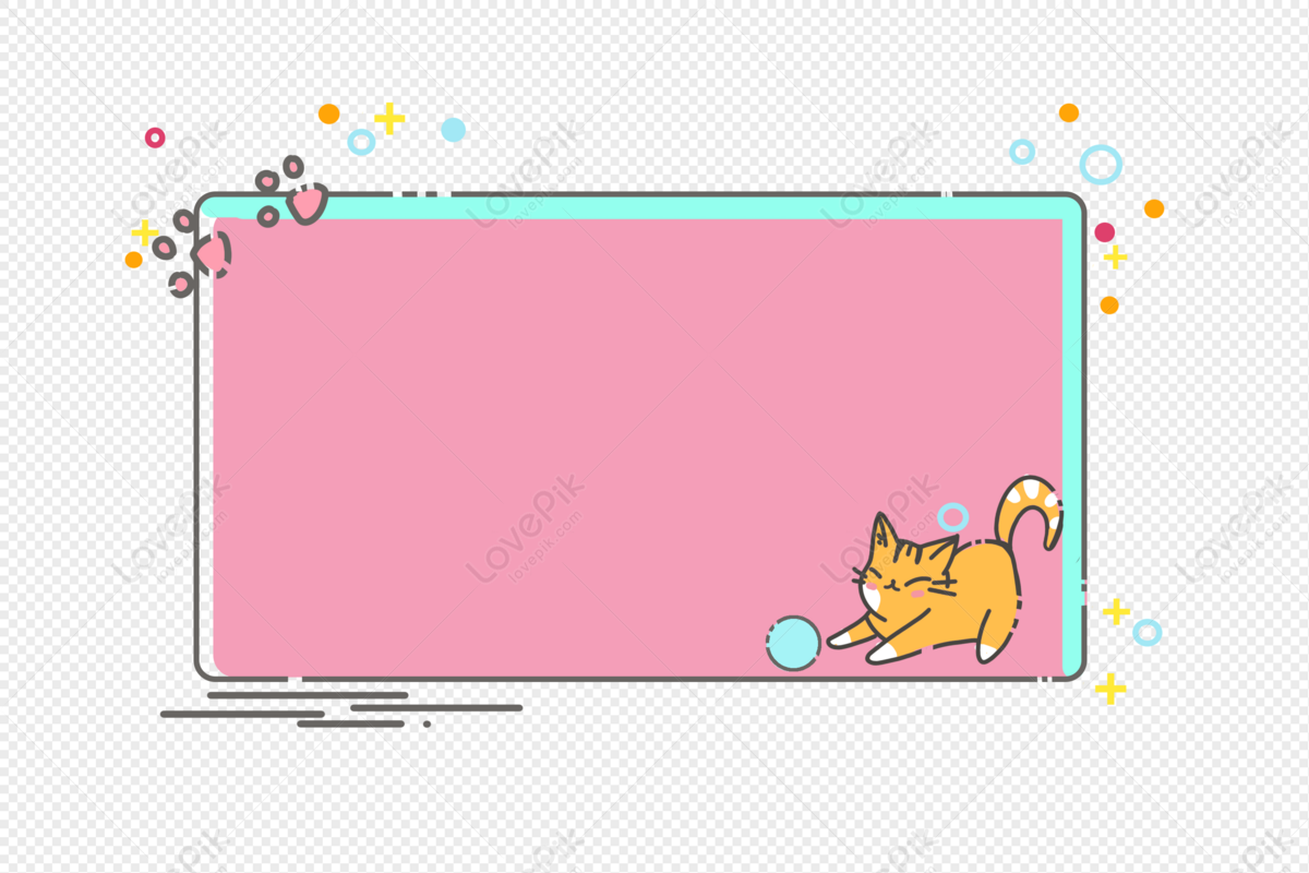 Cat Border Images, HD Pictures For Free Vectors Download 