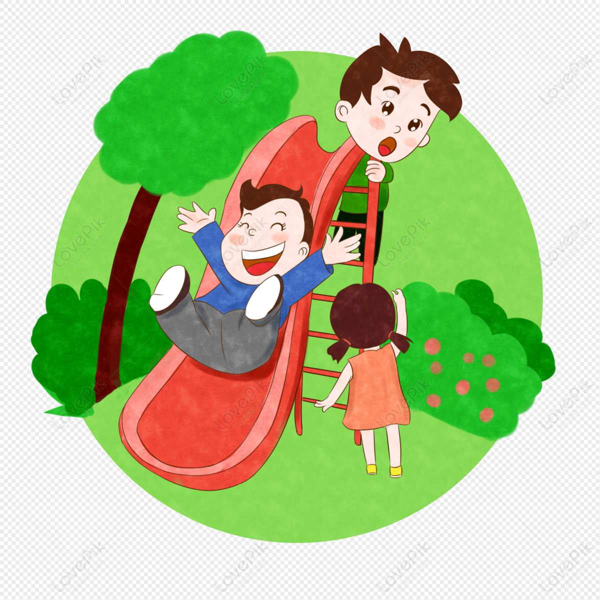 Child Playing On The Slide PNG Hd Transparent Image And Clipart Image ...