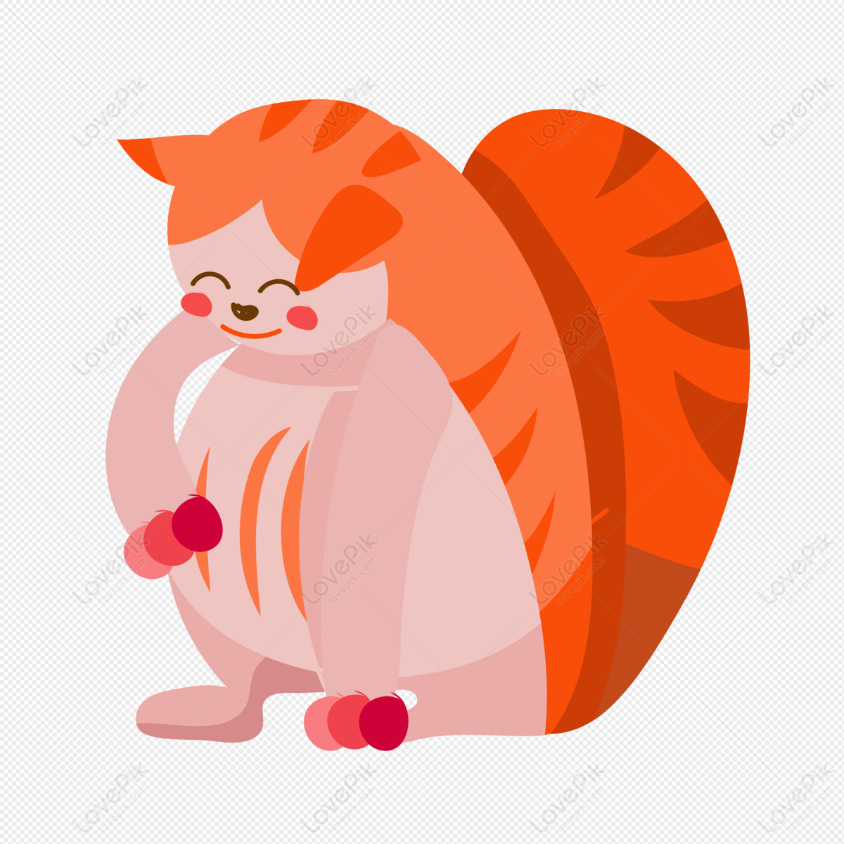 Cute Big Fat Cat PNG Image Free Download And Clipart Image For.
