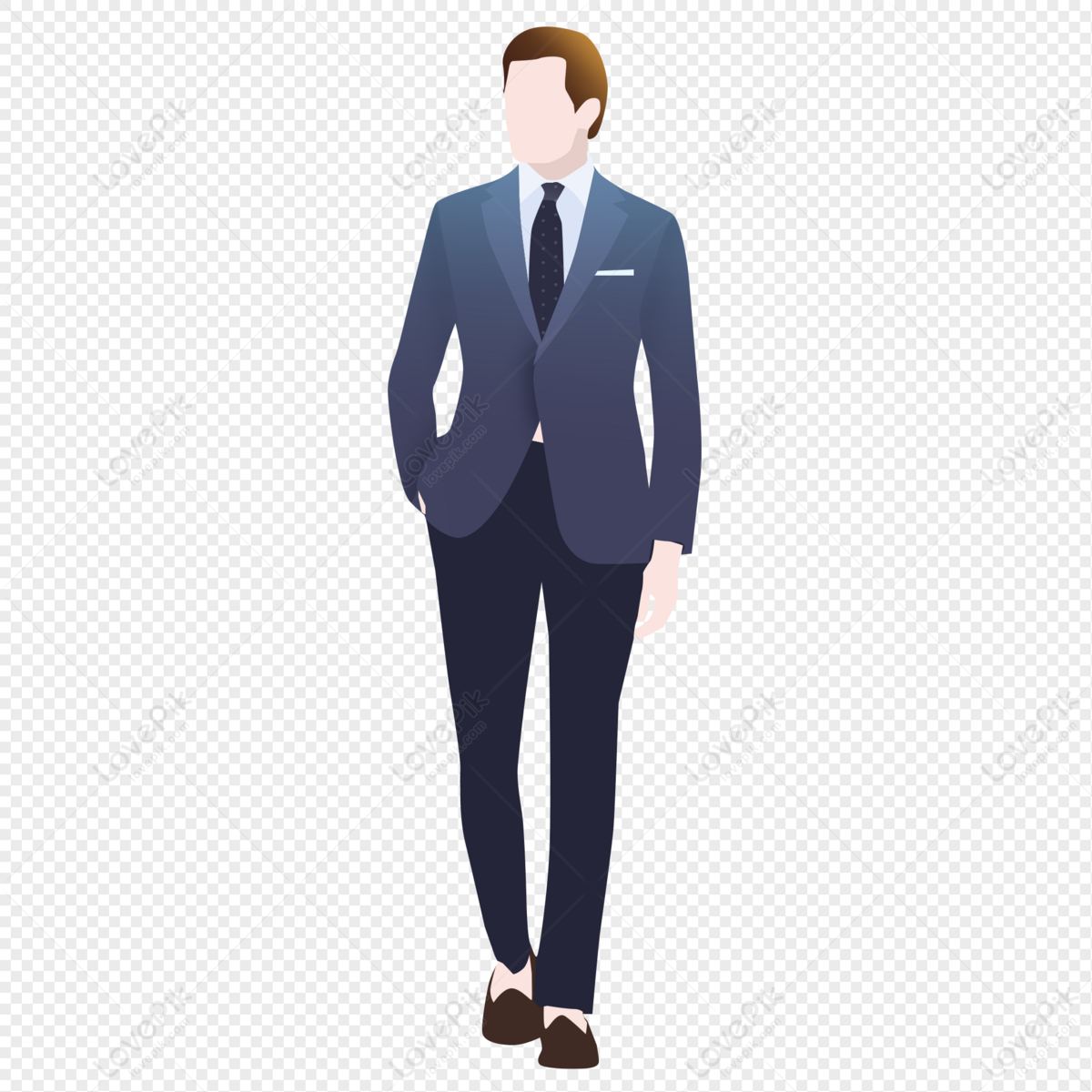 Flat Business Man PNG Picture And Clipart Image For Free Download ...