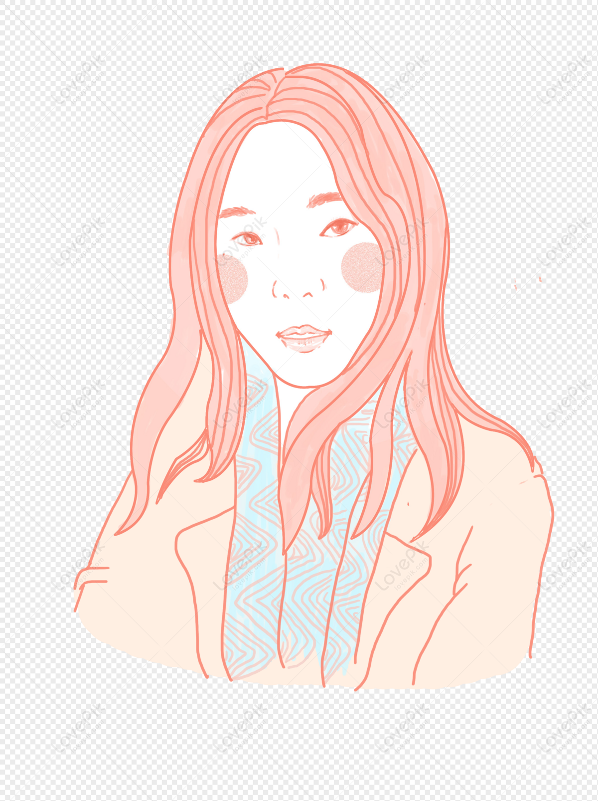 Girl Hand Drawing PNG Image Free Download And Clipart Image For Free  Download - Lovepik | 401365451