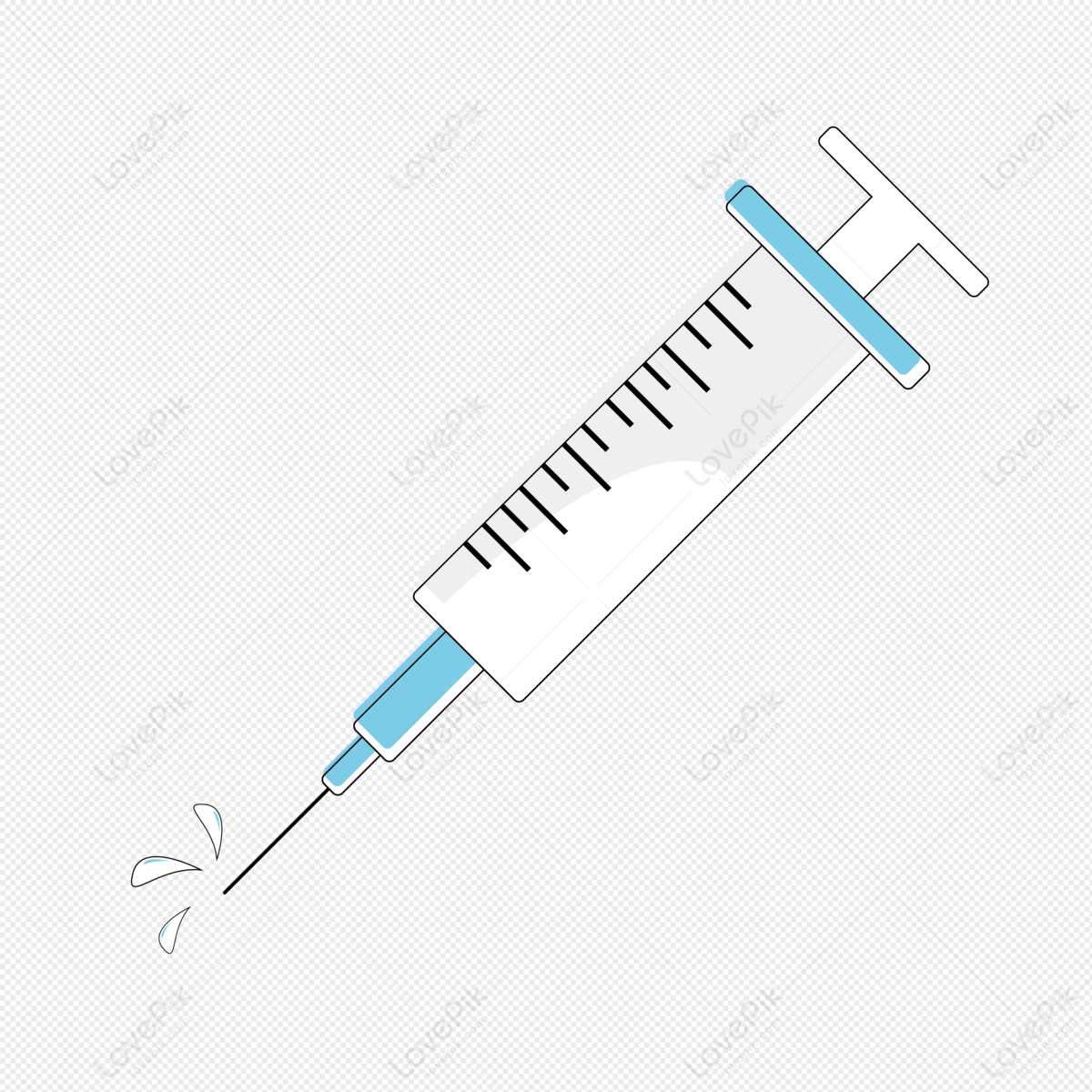 Needle, Syringe Vector, Injection Syringe, Illustration Vector PNG ...