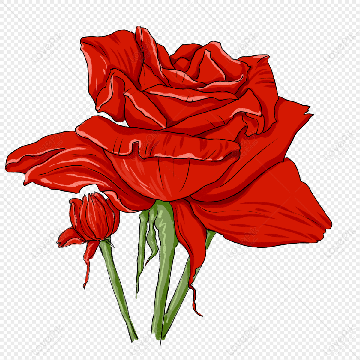 Red Rose PNG Image Free Download And Clipart Image For Free ...