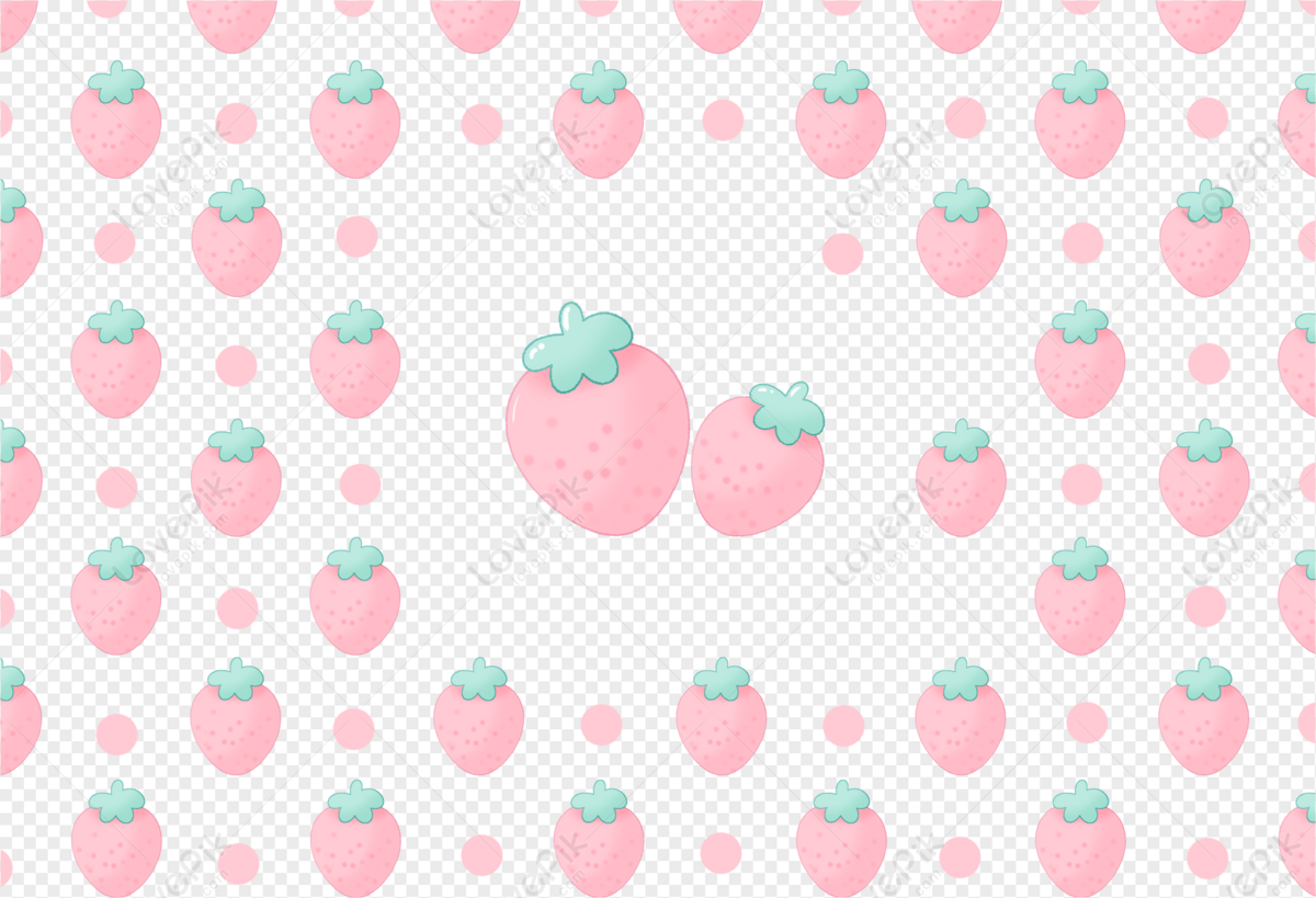 Strawberry Background Element PNG Picture And Clipart Image For ...