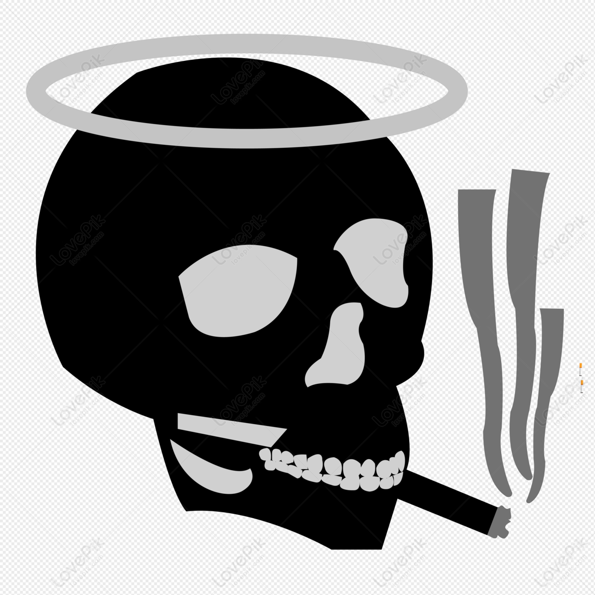 骷髅和交叉骨 头 涂鸦 吸烟 雪茄 礼物 致命 生病 不良图片下载 - 觅知网