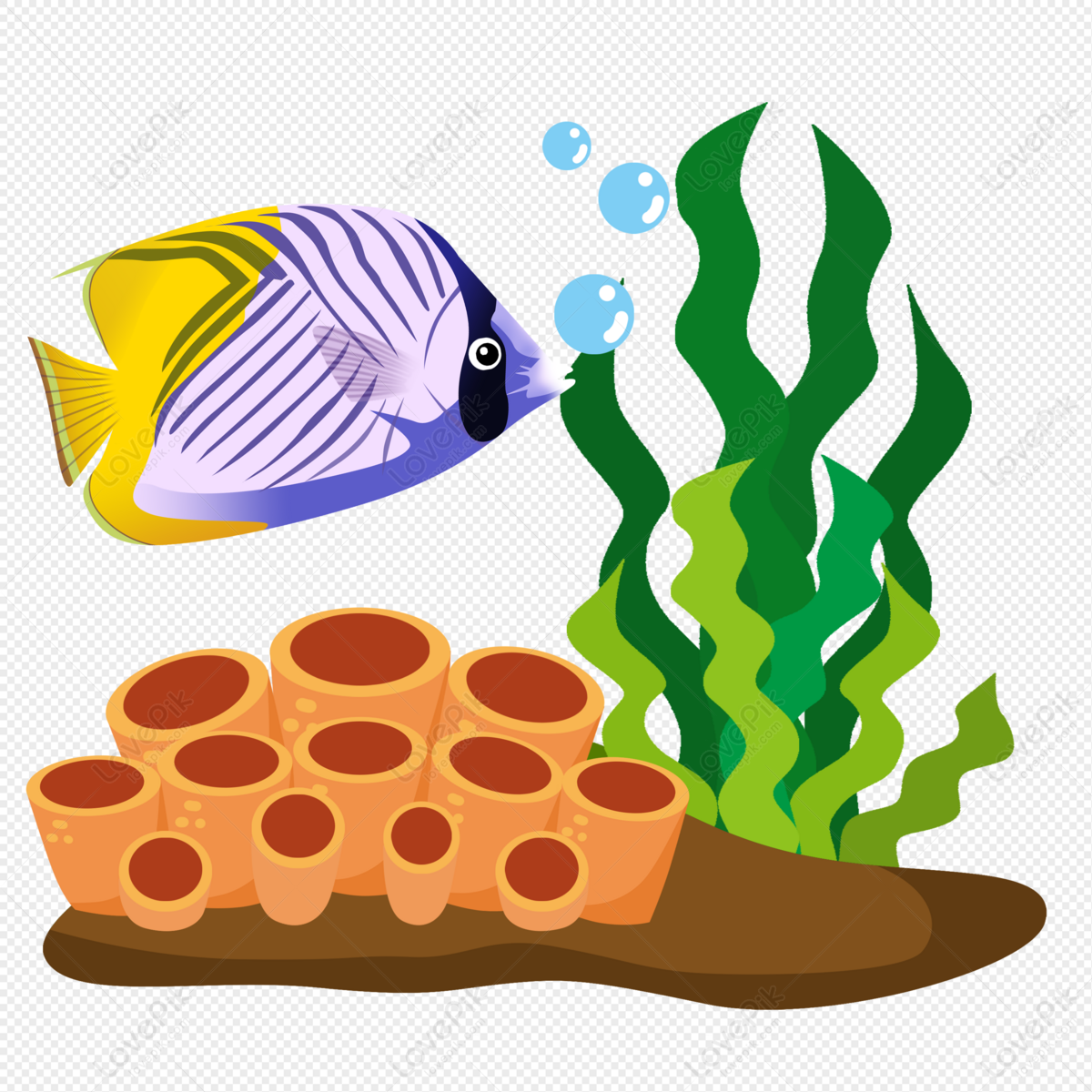 Cartoon Tropical Fish Elements PNG Image Free Download And Clipart Image  For Free Download - Lovepik | 401389421