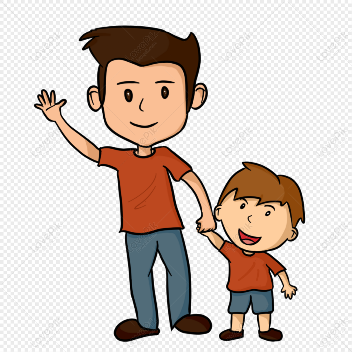 Father And Son PNG Transparent And Clipart Image For Free Download -  Lovepik | 401378506